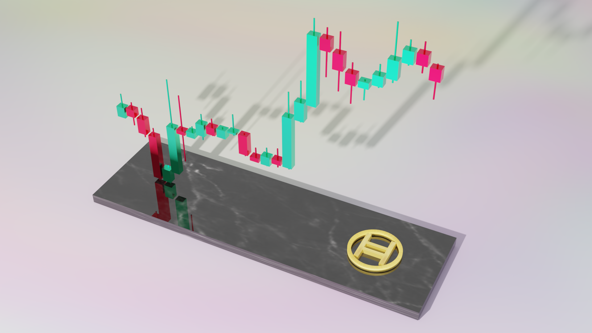 HBAR NFT Collection HBAR PRE-PUMP ERA - Black Marble Gold